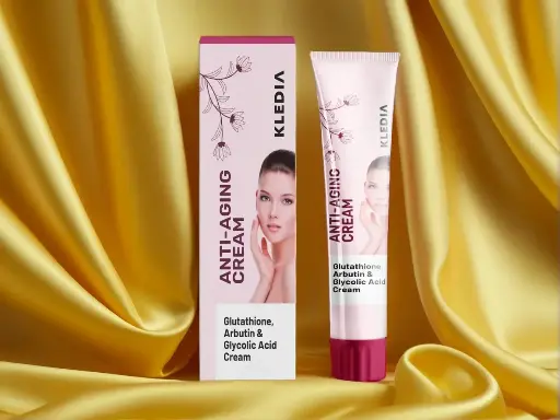 [4-CH295-780-KCGAG20-0126] KLEDIA Anti Aging Glutathione, Arbutin, Glycolic Cream, 20g